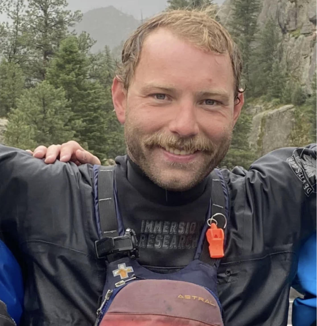 Paul enjoying whitewater rafting in Colorado